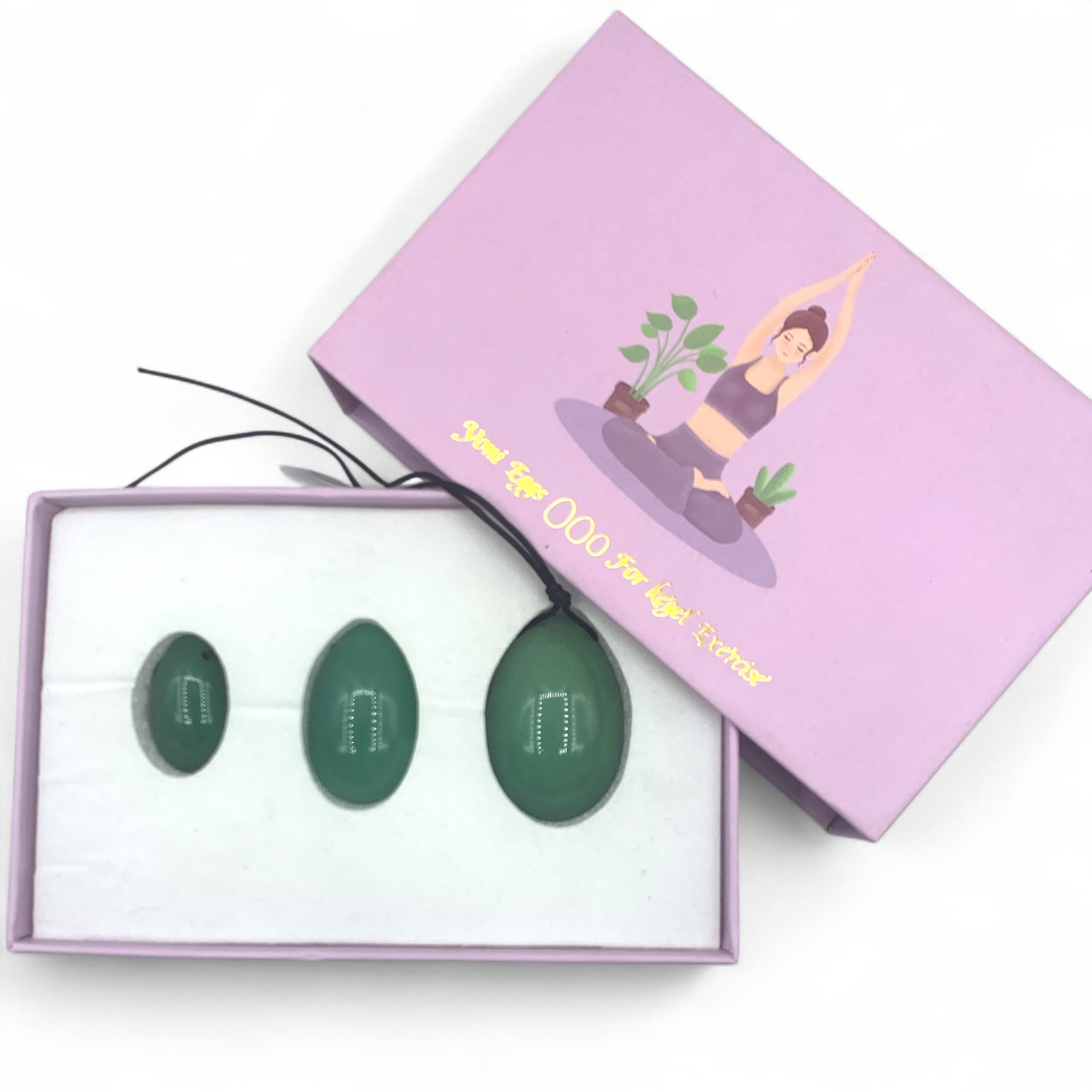 Aventurine - Green Yoni Eggs (Set of 3)